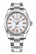 Rolex Milgauss 40 White Index Dial Oyster