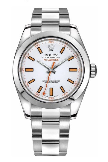 Rolex Milgauss 40 White Index Dial Oyster