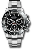 Rolex Steel Daytona 116500 Black Dial Black Ceramic  Oyster