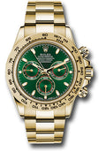 Rolex Yellow Gold Daytona Green Dial Oyster