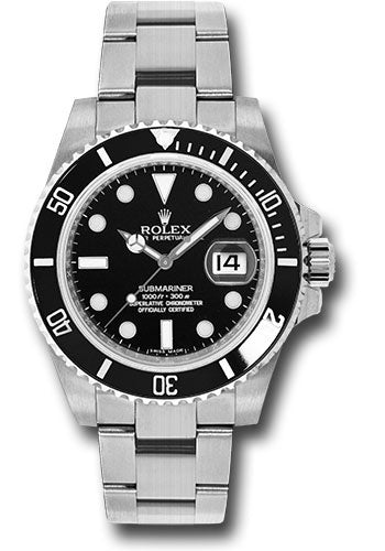 Rolex Submariner 116610 Date 40 Black Dial Black Bezel Oyster Bracelet