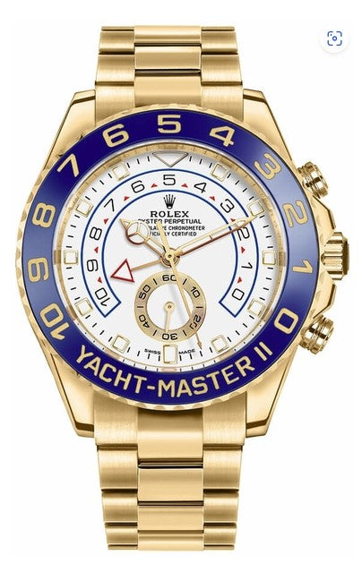 Rolex Yellow Gold  Yacht-Master II 44 White