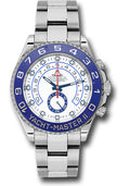 Rolex Stainless Steel Yacht-Master II 44 White