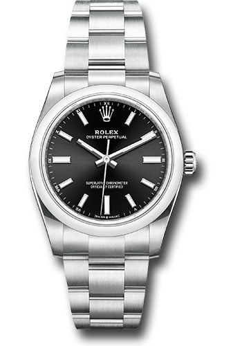 Rolex Oyster Perpetual 34 Black Index