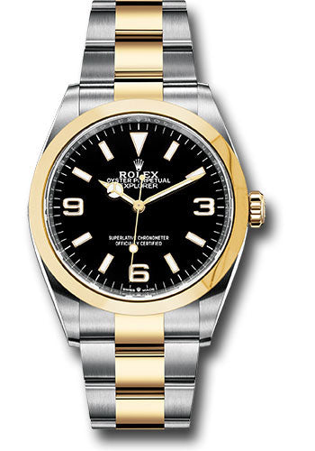Rolex Steel & Yellow Gold Oyster Perpetual Explorer 36 Black Dial