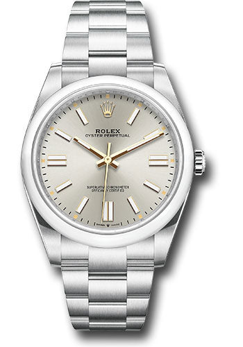 Rolex Oyster Perpetual 41 Silver Index