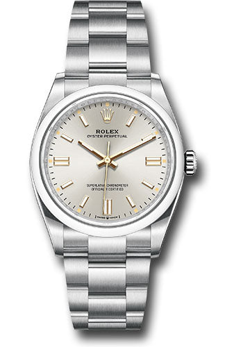 Rolex Oyster Perpetual 36 Silver Index
