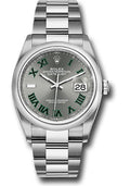 Rolex Steel Datejust 36 Wimbledon Oyster