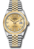 Rolex Steel & Yellow Rolesor Gold Datejust 36 Champagne Diamond Jubilee