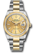 Rolex Steel & Gold Rolesor Datejust 36 Champagne Index Oyster