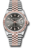 Rolex Steel & 18K Rose Gold Datejust 36 Rhodium Index Jubilee