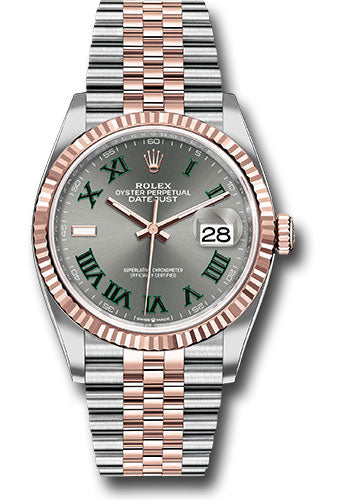 Rolex Steel & Rose Gold Datejust 36 Wimbledon Jubilee