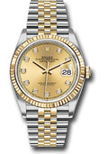 Rolex Steel & Yellow Gold Datejust 36 Champagne Diamond Jubilee