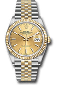 Rolex Steel & 18K Yellow Gold Datejust 36 Champagne Index Jubilee