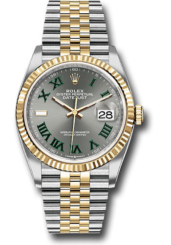 Rolex Steel & Yellow Gold Datejust 36 Wimbledon  Jubilee
