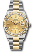Rolex Steel & 18K Yellow Gold Datejust 36 Champagne Index Oyster