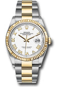 Rolex Steel & 18K Yellow Gold Datejust 36 White Roman Oyster