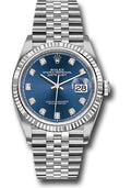 Rolex Stainless Steel Datejust 36 Blue Diamond Jubilee