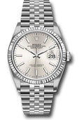 Rolex Stainless Steel Datejust 36 Silver Index Jubilee
