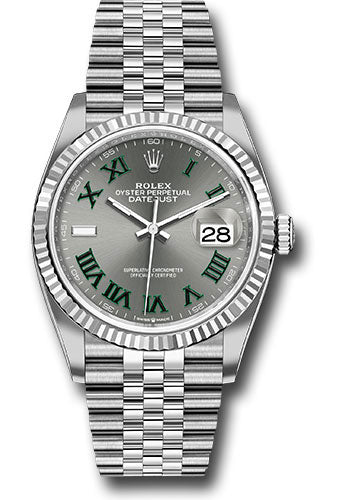 Rolex Stainless Steel Datejust 36 Wimbledon Jubilee