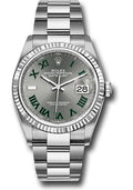 Rolex Stainless Steel Steel Datejust 36 Wimbledon Oyster