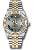 Rolex Steel & Yellow Gold Datejust 36 Wimbledon Diamond Bezel Jubilee