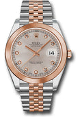 Rolex Everose Gold & Steel Datejust 41 Sundust Diamond Jubilee