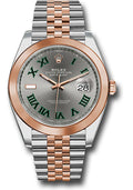 Rolex Everose Gold & Steel Datejust 41 Wimbledon Jubilee