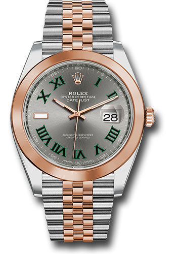 Rolex Everose Gold & Steel Datejust 41 Wimbledon Jubilee