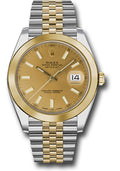 Rolex Yellow Gold & Steel Datejust 41 Champagne Index Jubilee