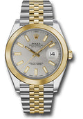 Rolex Yellow Gold & Steel Datejust 41 Silver Index Jubilee