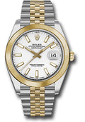 Rolex Yellow Gold & Steel Datejust 41 White Index Jubilee