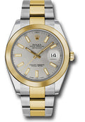 Rolex Yellow Gold & Steel Datejust 41 Silver Index  Oyster