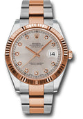 Rolex Steel & Everose Gold Datejust 41 Sundust Diamond Oyster