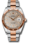 Rolex Steel & Everose Gold Datejust 41 Sundust Index Oyster