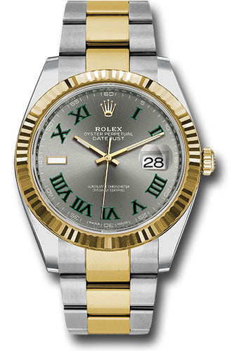 Rolex Steel & Yellow Gold Datejust 41 Wimbledon Oyster