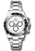 Rolex Steel Daytona 126500 White Dial Black Ceramic Oyster