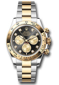 Rolex Rolesor Daytona 126503 Black Diamond Oyster