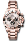 Rolex Everose Gold Daytona Sundust & Black  Dial Oyster