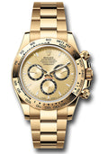 Rolex Yellow Gold Daytona Golden Index Dial Oyster