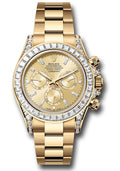 Rolex Yellow Gold Daytona Sundust & Diamond Dial Diamond Lugs Oyster