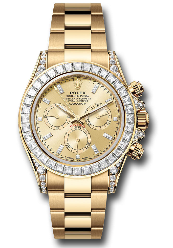 Rolex Yellow Gold Daytona Sundust & Diamond Dial Diamond Lugs Oyster