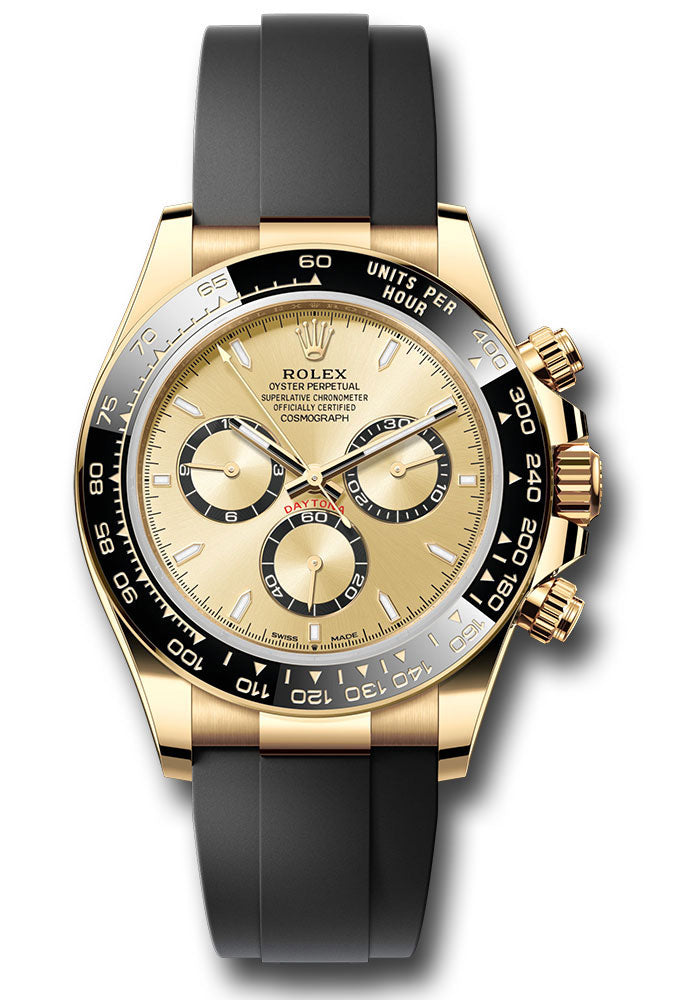 Rolex Yellow Gold Daytona Golden Index Oysterflex