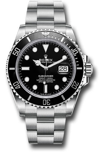 Rolex Submariner 126610 Date 41 Black Dial Black Bezel Oyster Bracelet