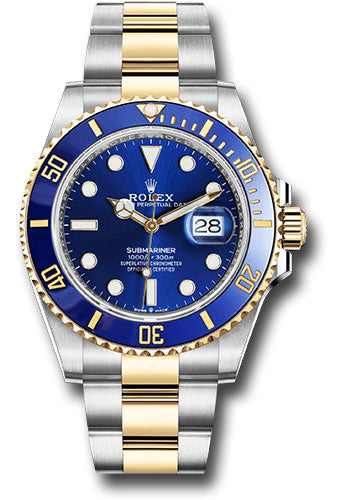 Rolex Steel & Gold 126613 Submariner 41 Date Blue Dial Oyster Bracelet