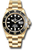 Rolex Yellow Gold 126618 Submariner 41 Date Black Dial Oyster