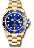 Rolex Yellow Gold 126618 Submariner 41 Date Blue Dial Oyster
