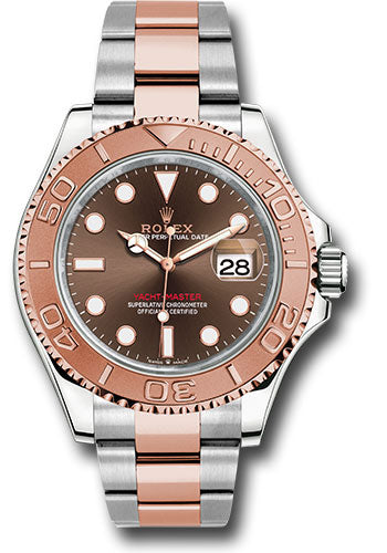 Rolex Stainless Steel and Everose Gold Yacht-Master 40 Chocolate Dial