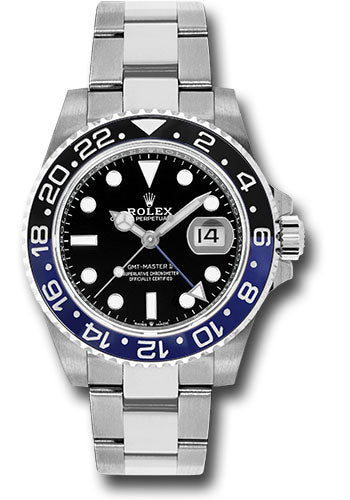 Rolex GMT Master II 126710 Black Dial Blue & Black Batman Bezel Oyster
