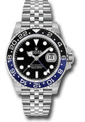 Rolex GMT Master II 126710 Black Dial Blue & Black Batman Bezel Jubilee